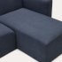 Модульный диван Neom с правым/левым шезлонгом синего цвета 263 см