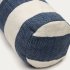 Чехол Nans для цилиндрической подушки 100% ПЭТ с белыми синими полосами