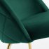 Барный стул Mystere зеленый бархат