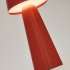 Большая настольная лампа Arenys с красной отделкой