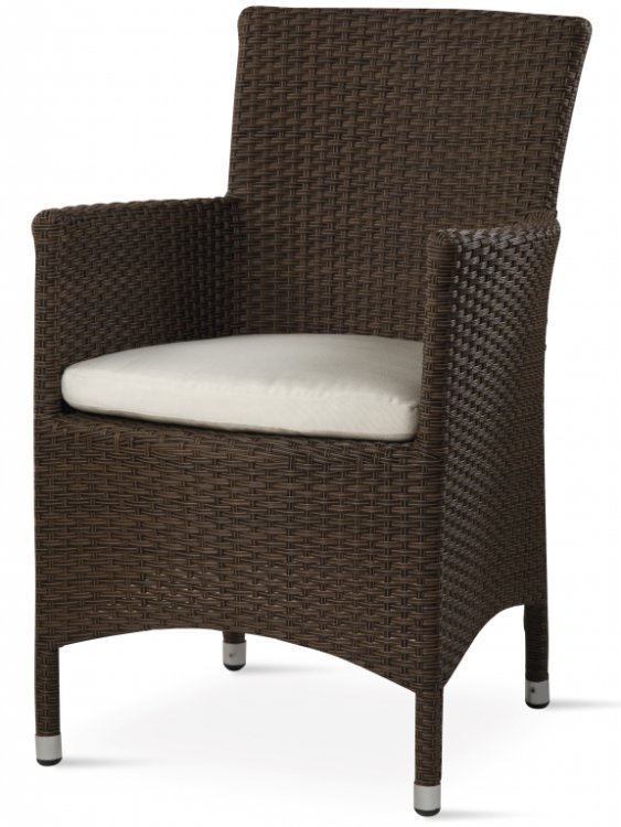 Кресло плетеное с подушкой GS 909 150/GS909/brown