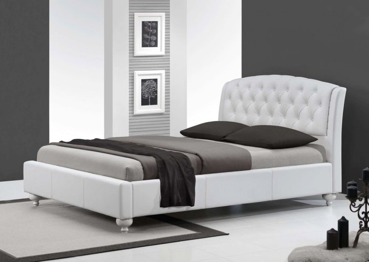 Кровать Halmar SOFIA (белый) 160/200