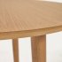 Раздвижной стол Oqui из шпона дуба и массива дерева 90 (170) х 90 см