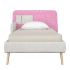 Кровать подростковая "Soft" 200x90см, розовая