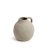 Керамическая ваза Yandi с бежевой отделкой 15 см