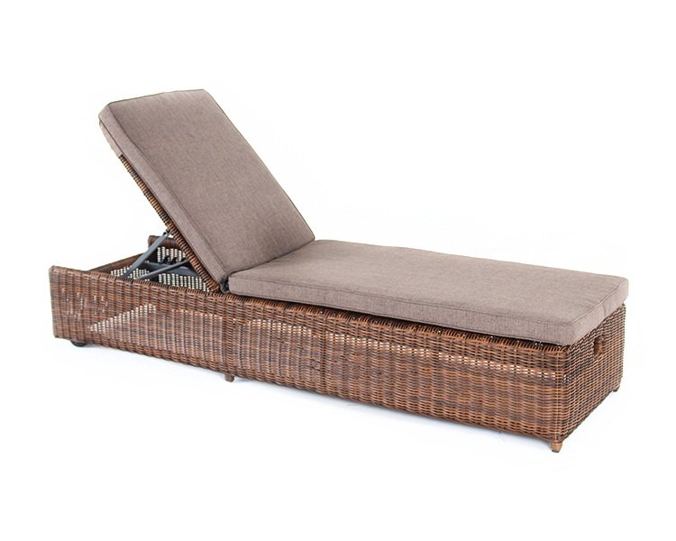 "Латте" диван двухместный из искусственного ротанга, цвет коричневый