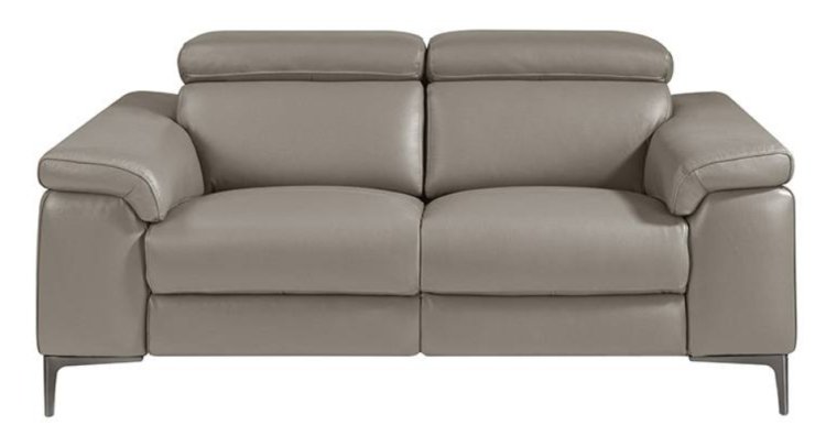 2-х местный диван 6121/5320-2P с обивкой из кожи и механизмом relax