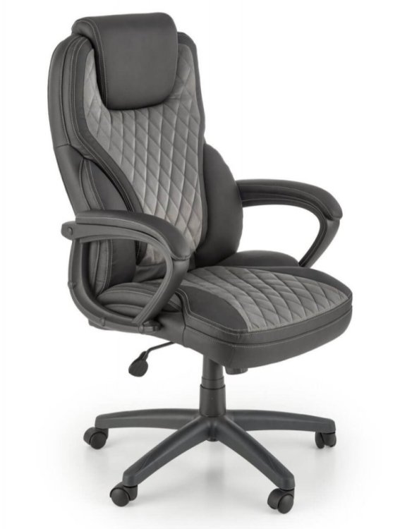 Кресло компьютерное Halmar GANDALF (черный/серый)