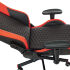Кресло игровое Knight Neon черный/красный эко.кожа с подголов. крестовина металл