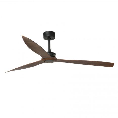 Потолочный вентилятор Just Fan LED черный/древесный 81 см SMART