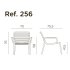 Лаунж-кресло пластиковое Doga Relax желтое 003/4025618000