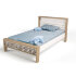 Кровать 160х90 №1 MIX №1 (голубой)