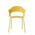 Кресло пластиковое Lady B желтое 005/2696VY22