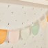 Подвесной декор Nami в виде флажков пастельных цветов из 100% органического хлопка (GOTS)
