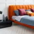 Кровать Amsterdam 200х180 оранжевая 583408