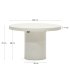 Круглый стол Aiguablava из белого цемента 120 см