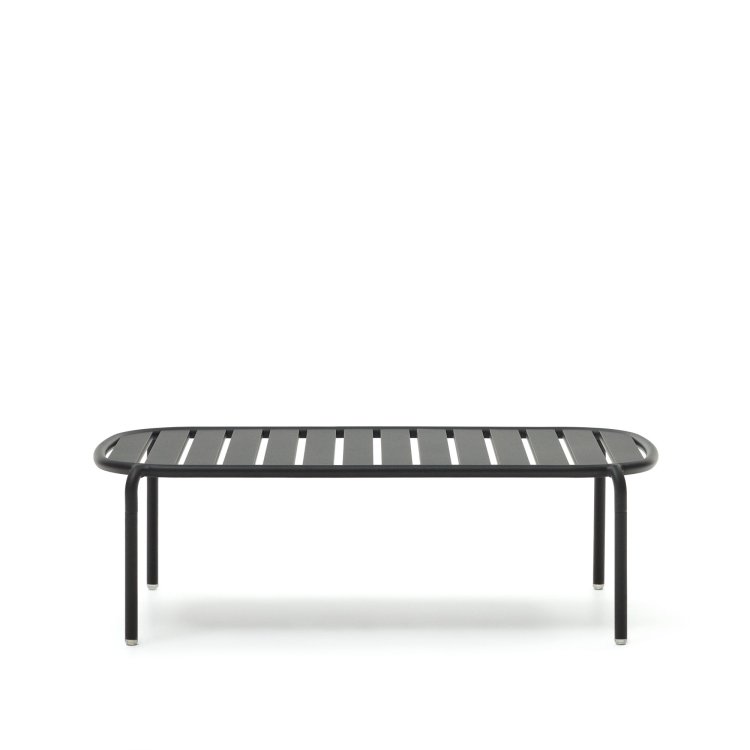 Журнальный столик для улицы Joncols серого цвета 110 х 62 см