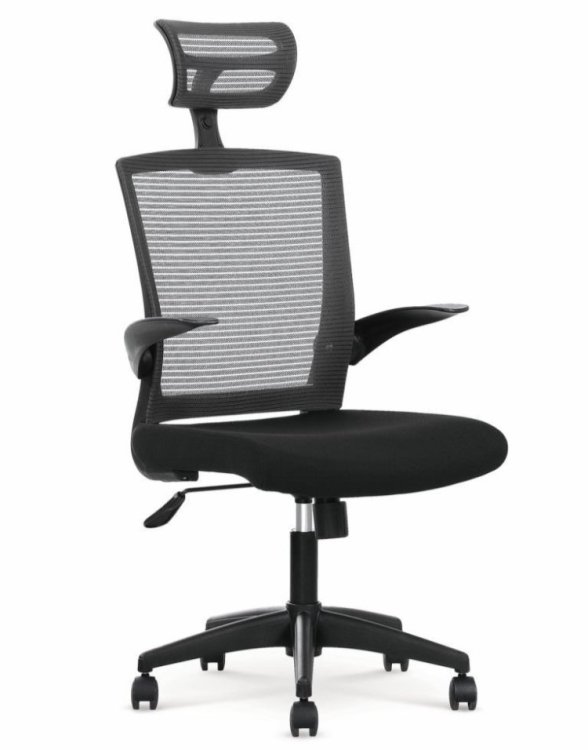 Кресло компьютерное Halmar VALOR (черный/серый)