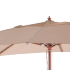 Зонт Джулия на центральной опоре из дерева 4х3м