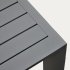 Culip Алюминиевый уличный стол с порошковым покрытием серого цвета 150 x 77 см