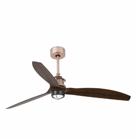 Потолочный вентилятор Just Fan ?128 деревянный / медный SMART