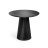 Круглый стол Jeanette из белого кедра черного цвета 90 см