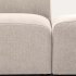 Одноместный диван Neom с задним модулем бежевого цвета 169 см