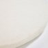 Круглая подушка для стула Biasina, белая, из 100% шерсти, 35 см