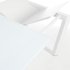 Стол ATTA 140 (200) x90 белый, стекло