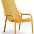 Лаунж-кресло пластиковое Net Lounge желтое 003/4032956000
