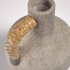 Серая керамическая ваза Agle 35 см