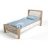Кровать 190х120 №1 MIX №1 ( голубой)