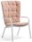 Лаунж-кресло пластиковое с подушкой Folio белое 003/4030000/3630001066