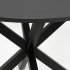 Круглый стол ARYA 119 см MDF со стальными черными ножками
