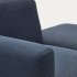 Одноместный диван Neom с задним модулем синего цвета 169 см