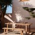 Уличный стол Canadell из 100% переработанного тикового дерева 180 х 90 см