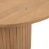 Круглый стол Licia из массива манго с натуральной отделкой 120 см