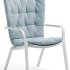 Лаунж-кресло пластиковое с подушкой Folio белое 003/4030000/3630001161