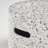Столик Jenell терраццо белый 35 см