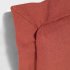 Изголовье из льняной ткани бордового цвета Tanit со съемным чехлом 106 х 106 см