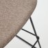 Барный стул Zahara коричневый с черными стальными ножками 76 см