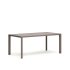 Алюминиевый уличный стол Culip с порошковым покрытием коричневого цвета 180 х 90 см