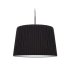 Guash ceiling lamp shade in black, Г? 50 cm
