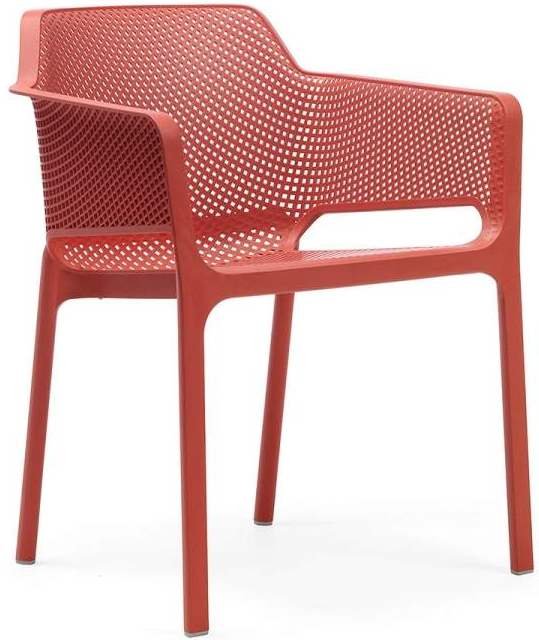 Кресло пластиковое Net красное 003/4032675000