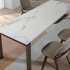Раздвижной обеденный стол D2058BA /1095 из керамики и орехового дерева