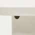Круглый стол Aiguablava из белого цемента 90 см