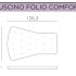 Лаунж-кресло пластиковое с подушкой Folio Tabacco 003/4030053/3630001161