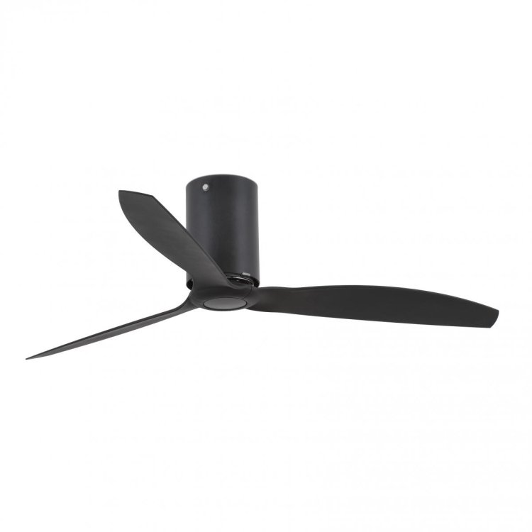 Tube Fan Mini Потолочный вентилятор, черный/матово-черный ?1280мм 3 лопасти