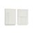 Набор из абстрактных полотен Pineda белого цвета 30 х 40 см