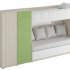 Двухъярусная кровать Play 10 с гардеробом 340601